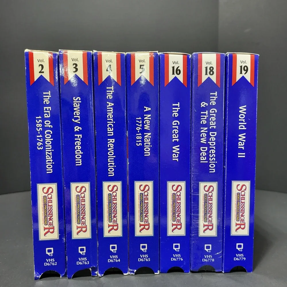 United States History Video Collection Origins to 2000‎ VHS  Schlessinger Media